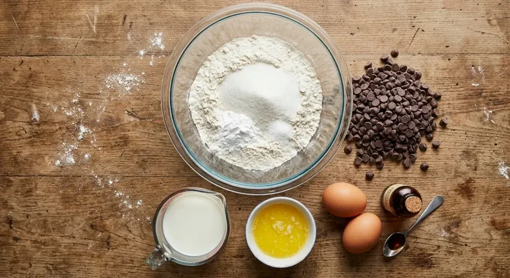 Chocolate Chip Muffins ingredients
