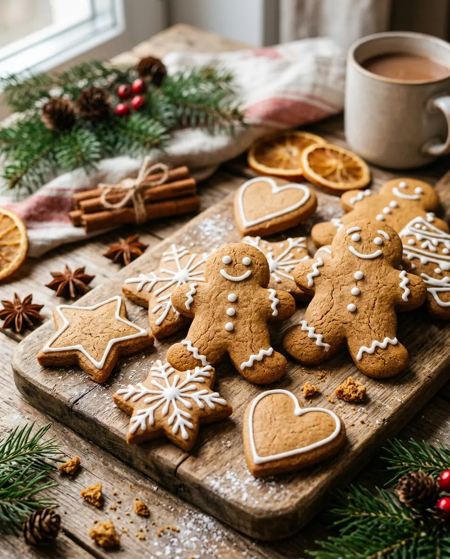 Easy homemade gingerbread cookies for the holiday season